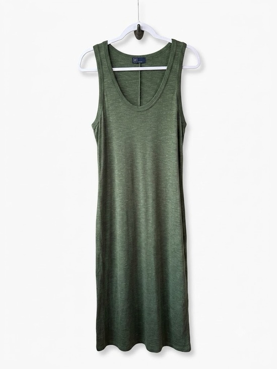 GAP Dresses & Skirts - Gap Women’s Tank Maxi Dress with Side Split Heathered Green Size Small Boho